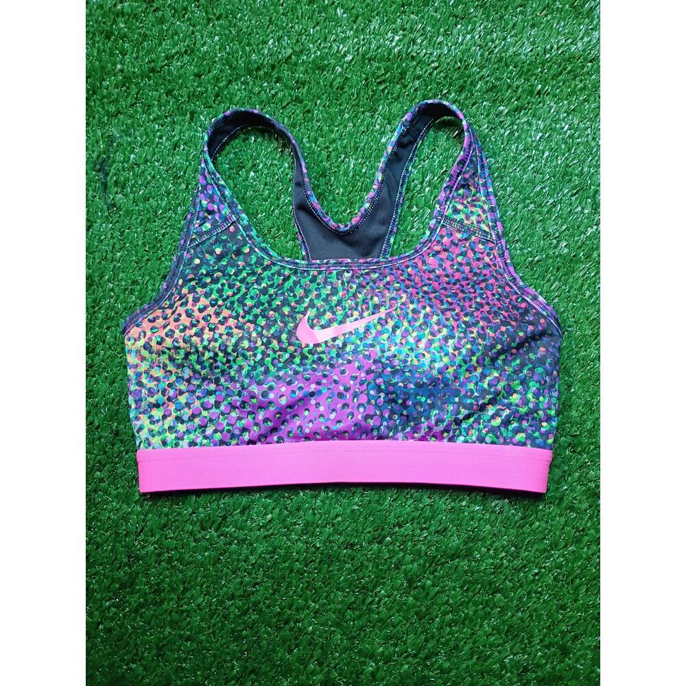 Nike Pro Classic Kaleidoscope Padded Sports Bra Size S